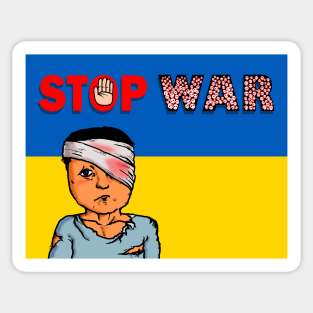 Stop War Crime Ukraine Sticker